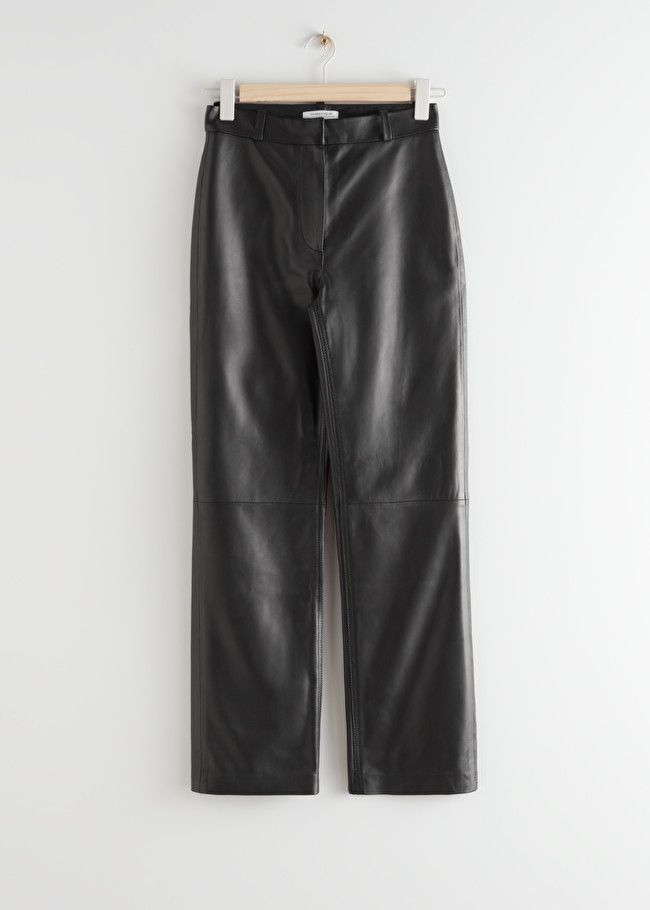 Kick Flare Leather Trousers | & Other Stories (EU + UK)