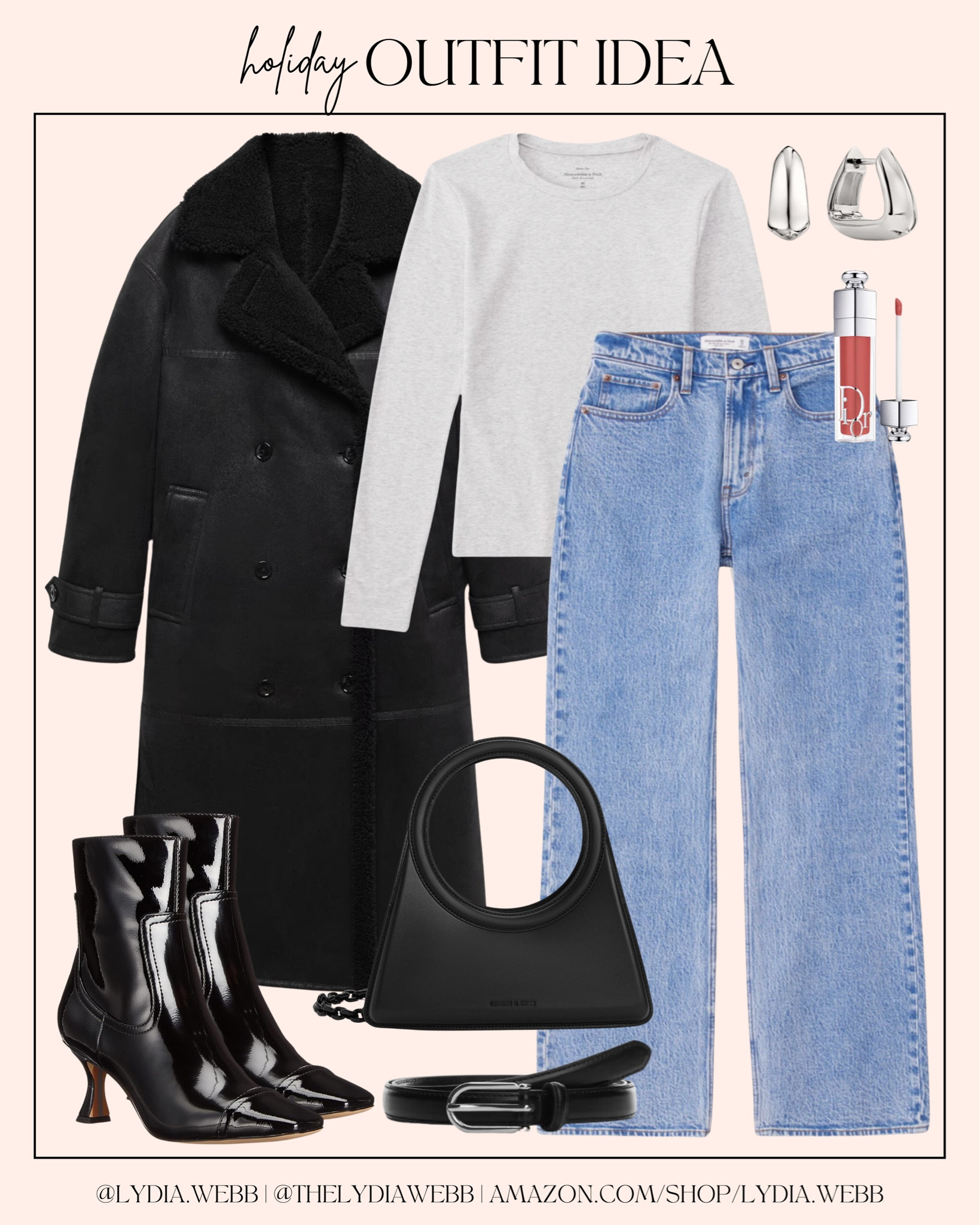 Winter Style: Holiday Outfit Idea

Revolve
Steve Madden
Chelsea boots
Quilted crossbody
Silk pants
Satin shirt
Abercrombie
Winter outfit ideas
Winter new arrivals
Winter booties
Winter fashion
Denim shorts
Maxi skirt
Winter coats
Platform sandals
Winter outfits
Everyday tote
Sun hat
Wide brim hat
Studded sandals
Fall bracelets
Fall dresses 
Strappy heels
Winter sunglasses
Denim jeans
Winter fashion
Winter booties

#LTKHoliday #LTKSeasonal #LTKstyletip