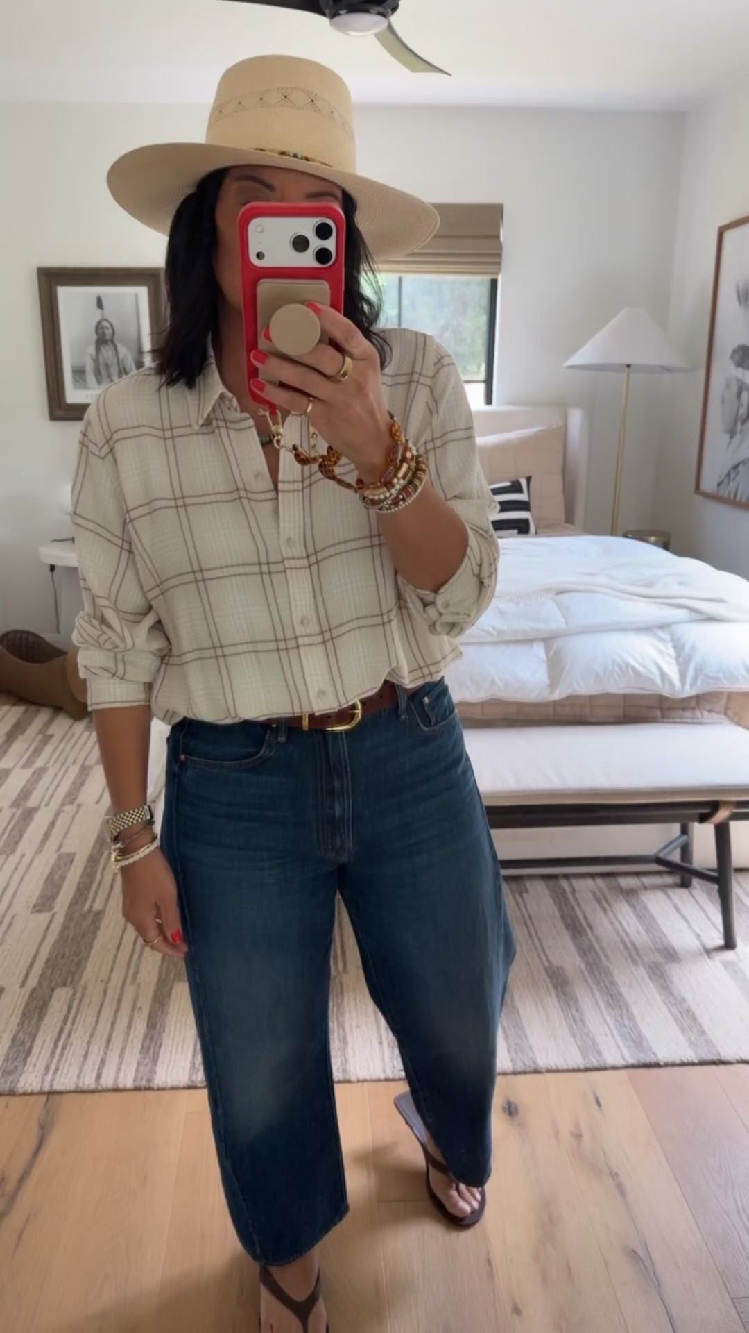 Top size medium, belt size medium, jeans size 30 (I’m a curvy size 8), shoes fit tts (I’m a 9.5/10 and did a 10 in them). 



#LTKootd #LTKBeauty #LTKMidsize