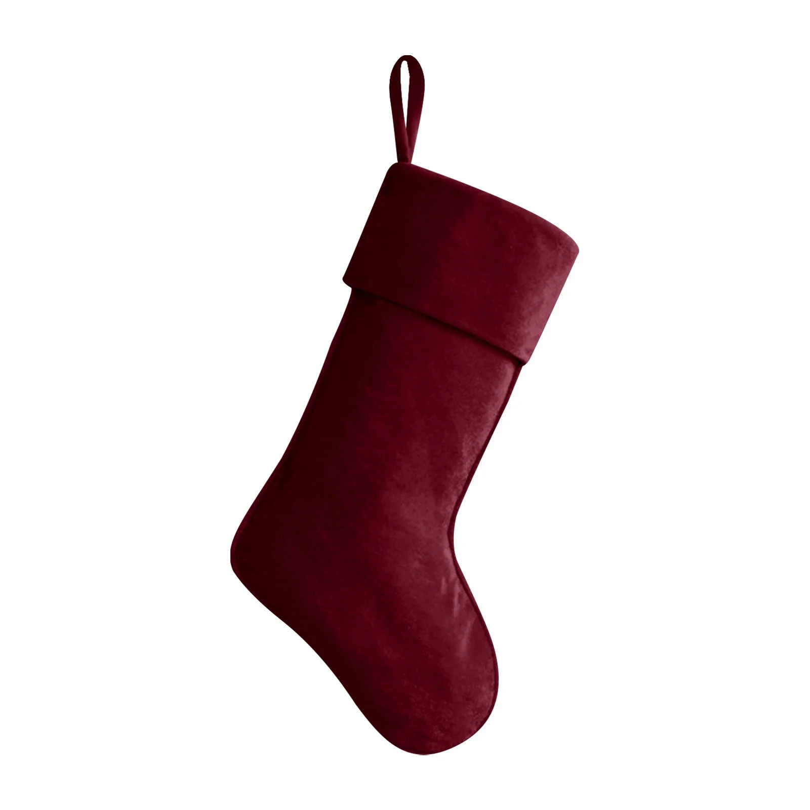 Getwin 20 Inch Velvet Christmas Stocking ,Luxury Velvet Stocking with Felt Lining,Velvet Christma... | Walmart (US)