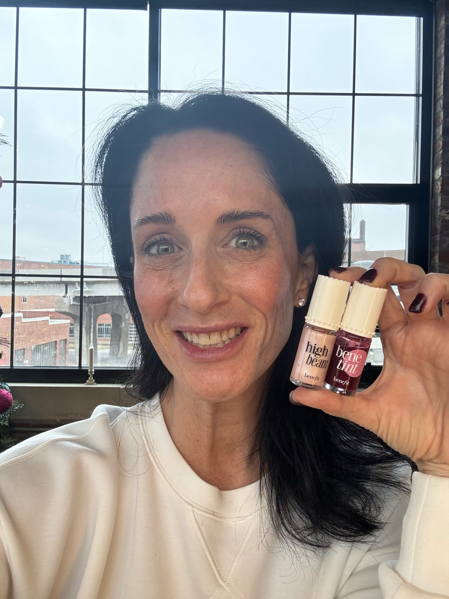 This make up combo is one that I wear basically everyday now! The Benefit HiBeam and the Benifit Benetint is the perfect combo for a nice flush of color on your cheeks that looks very natural. Sometimes I put it on skin that only has a tinted moisturizer so it looks very fresh and other times I add it to a full face make up look! 

#LTKOver40 #LTKBeauty #LTKStyleTip