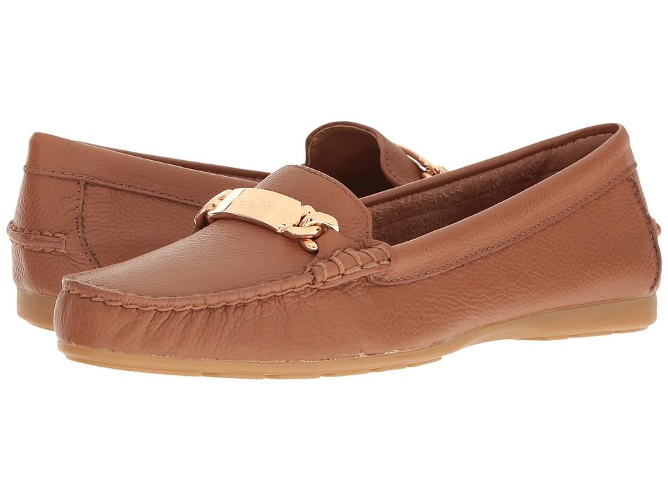 COACH - Olive (Saddle Pebble Grain Leather) Women's Slip on  Shoes | 6pm