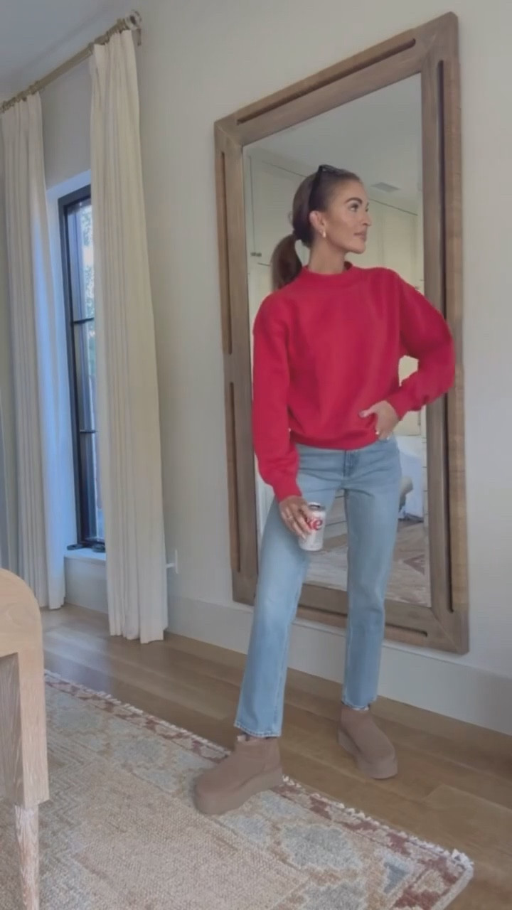 easy winter outfit ideas ❤️ so many great wardrobe basics you can wear again and again! 🫶🏼