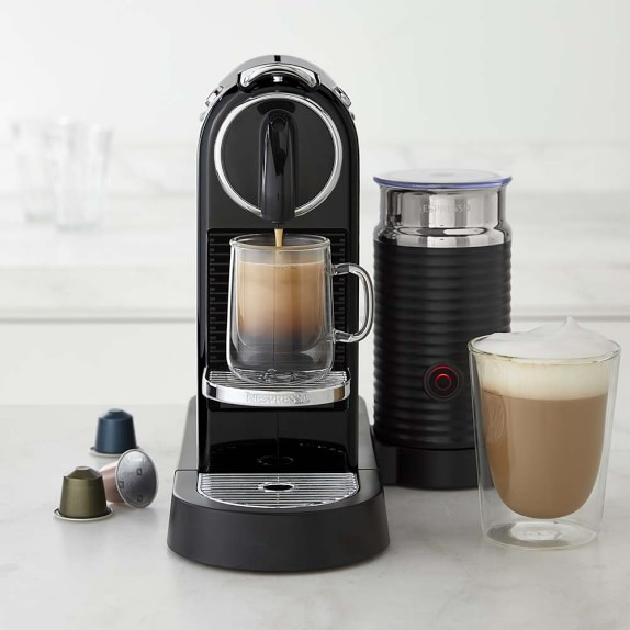 Nespresso Citiz Espresso Maker with Aeroccino 3 Automatic Milk Frother | Williams-Sonoma