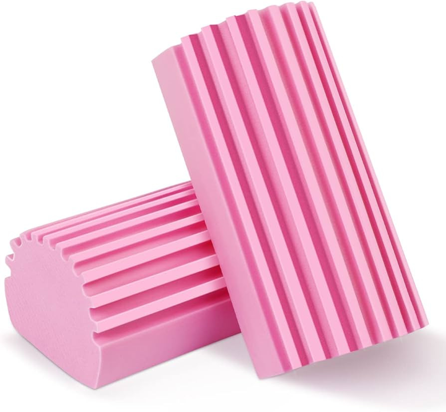 Damp Duster, 2-Pack Magical Dust Cleaning Sponge Blind Cleaner Duster Tool, Reusable Dusters for ... | Amazon (US)