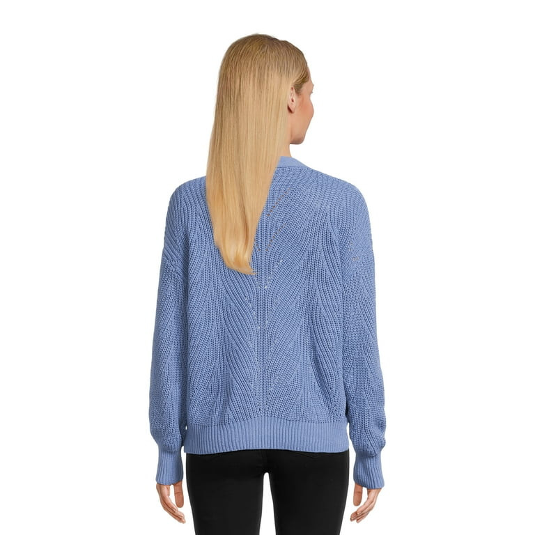 Time and Tru Women's Boyfriend Cardigan, Sizes XS-XXXL | Walmart (US)