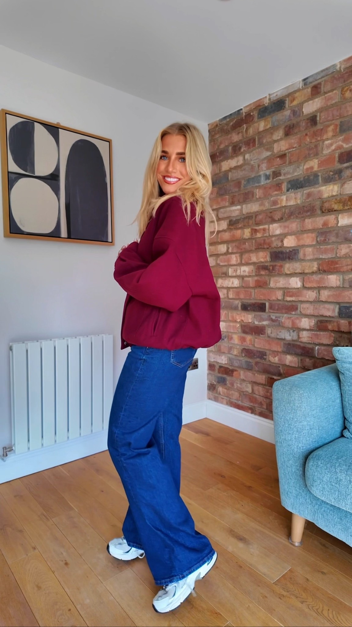 Burgundy & bomber jacket =
Perfection!!!! 

#LTKFashionMonth #LTKuk #LTKautumn