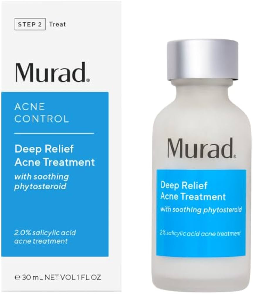 Murad Deep Relief Acne Treatment - Acne Control Max Strength 2% Salicylic Acid, Healing Treatment... | Amazon (US)