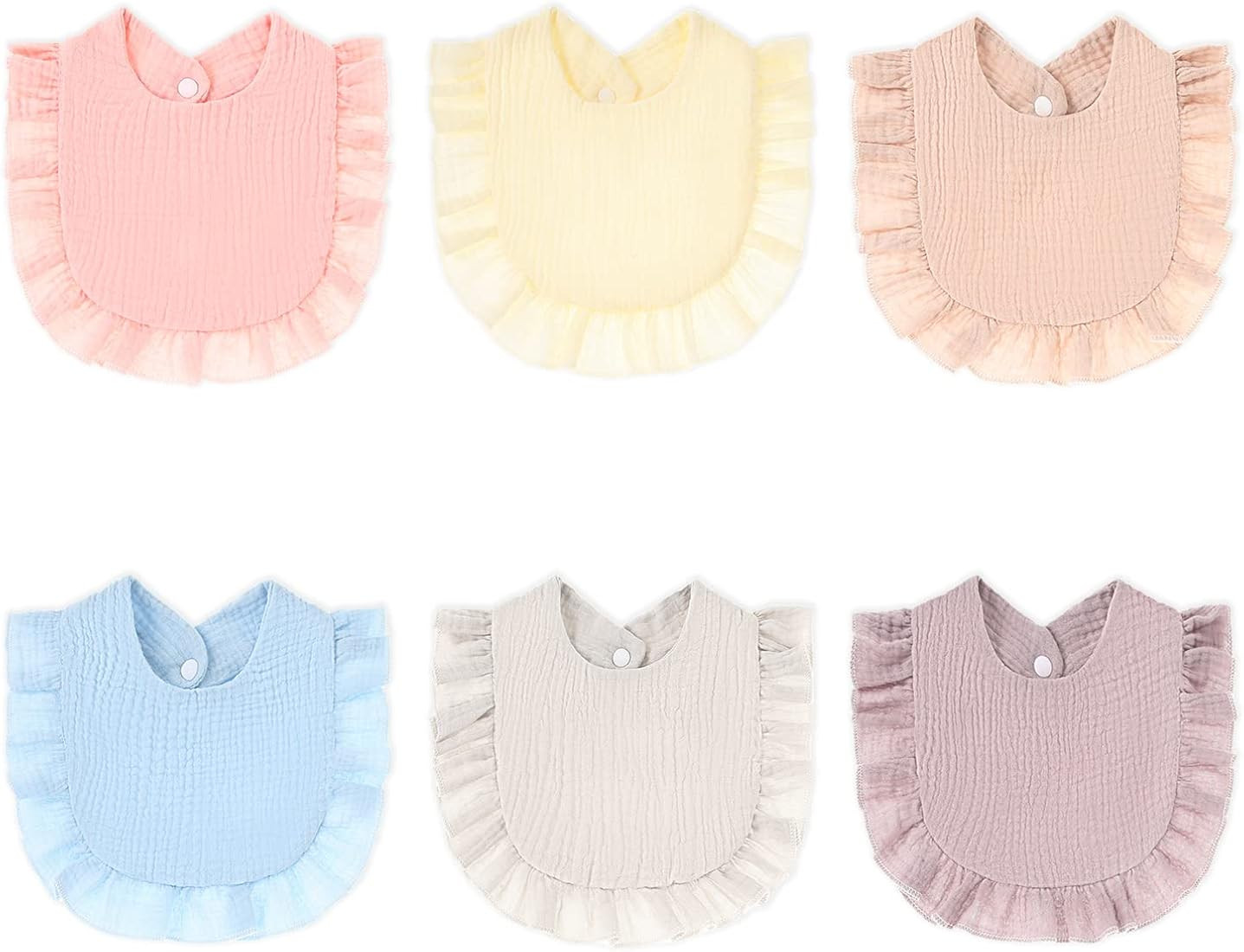 BALTERS Muslin Baby Teething Drool Feeding Cloth Bibs For Girl Organic Cotton Soft Breathable Mul... | Amazon (US)