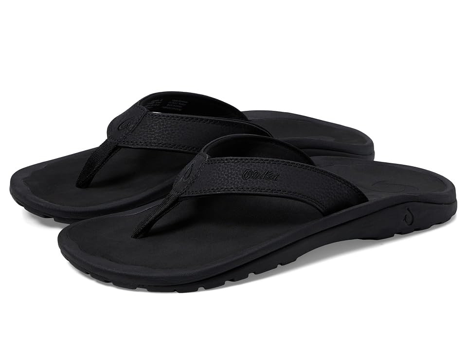 OluKai Ohana sandals in black