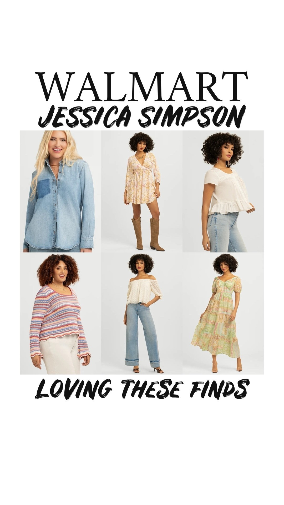 Jessica Simpson @walmart 
Obsessed with these Spring outfits 

#LTKOver40