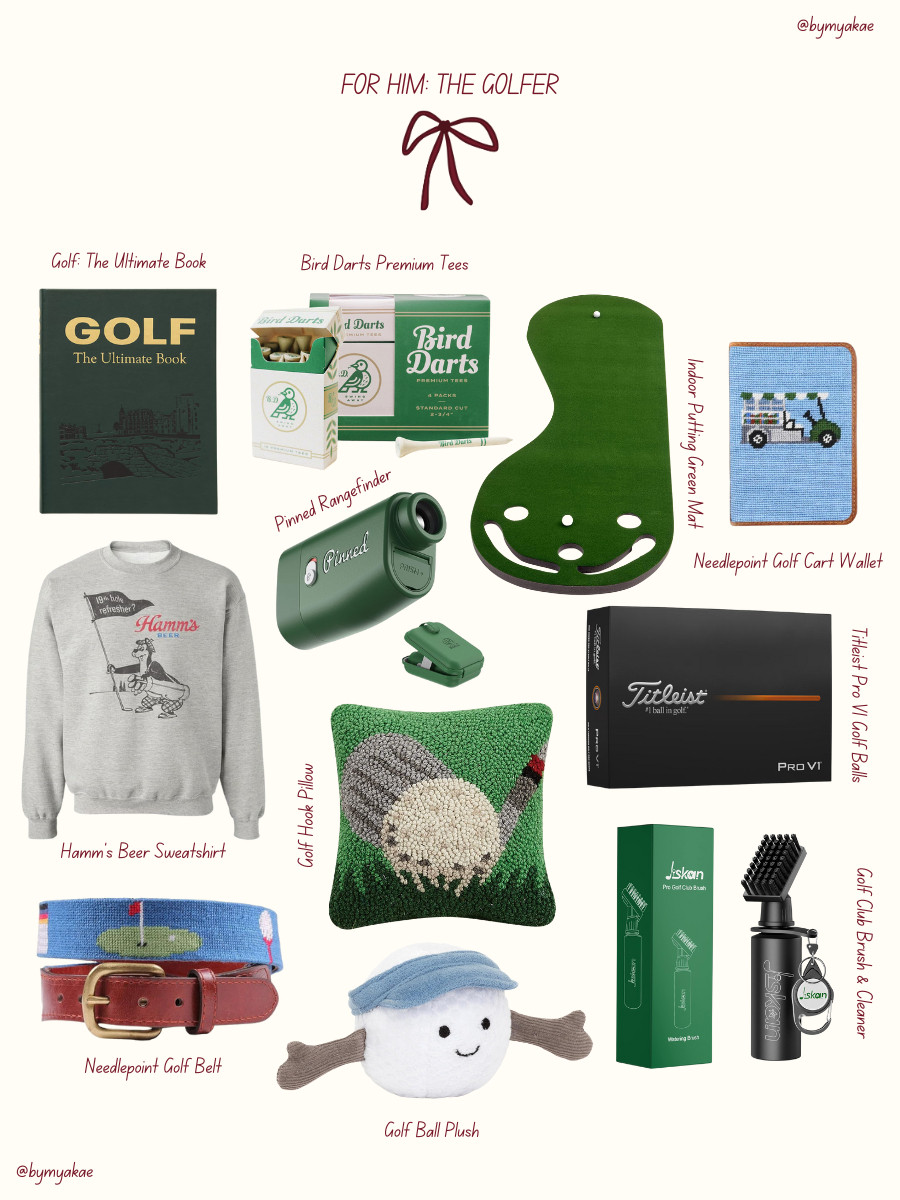 ✨ GIFT GUIDE FOR THE GOLF GUY ✨
For the guy who never misses a tee time lives for an early morning round and treats the course like his second home. He’s all about clean swings quiet focus crisp polos and anything that makes his golf days feel even better.

If you’re shopping for your boyfriend your husband your dad or the guy who already has everything except more golf gear this edit is it. Think greenside upgrades classic accessories practice essentials and a few fun finds that make every round even more enjoyable.

Save this so you can come back to it later ⛳️✨

#ltkgiftguide #giftguideforhim #golfergiftguide #golfgifts #holidaygiftideas #amazonfinds #giftideasformen #bymyakae 

 

#LTKGiftGuide #LTKHoliday #LTKSeasonal