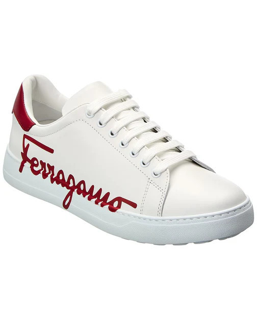 Ferragamo Naruto Leather Sneaker | Shop Simon