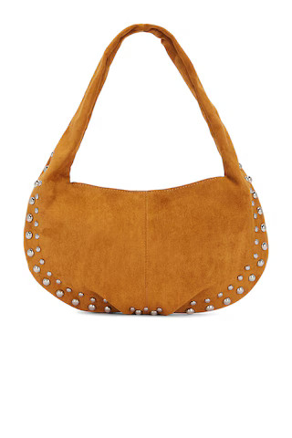 8 Other Reasons Studded Suede Shoulder Bag in Beige from Revolve.com | Revolve Clothing (Global)