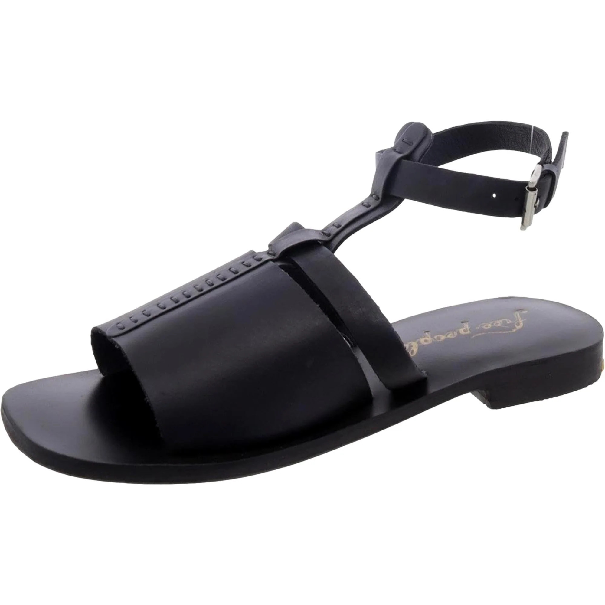 Free People Long Weekend Sandal Black OB1416495-001 Women's | Shop Simon