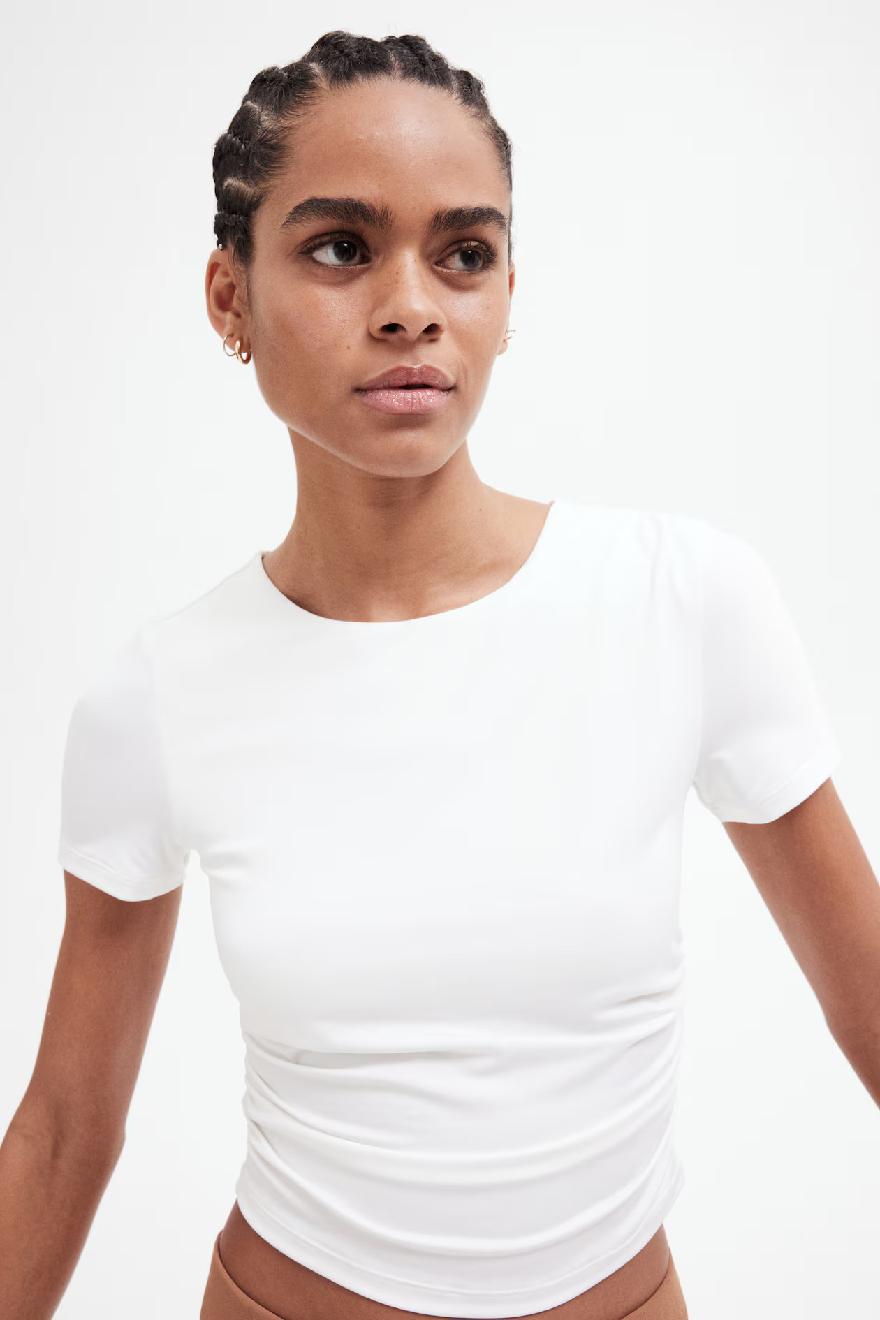 Draped T-shirt | H&M (UK, MY, IN, SG, PH, TW, HK)