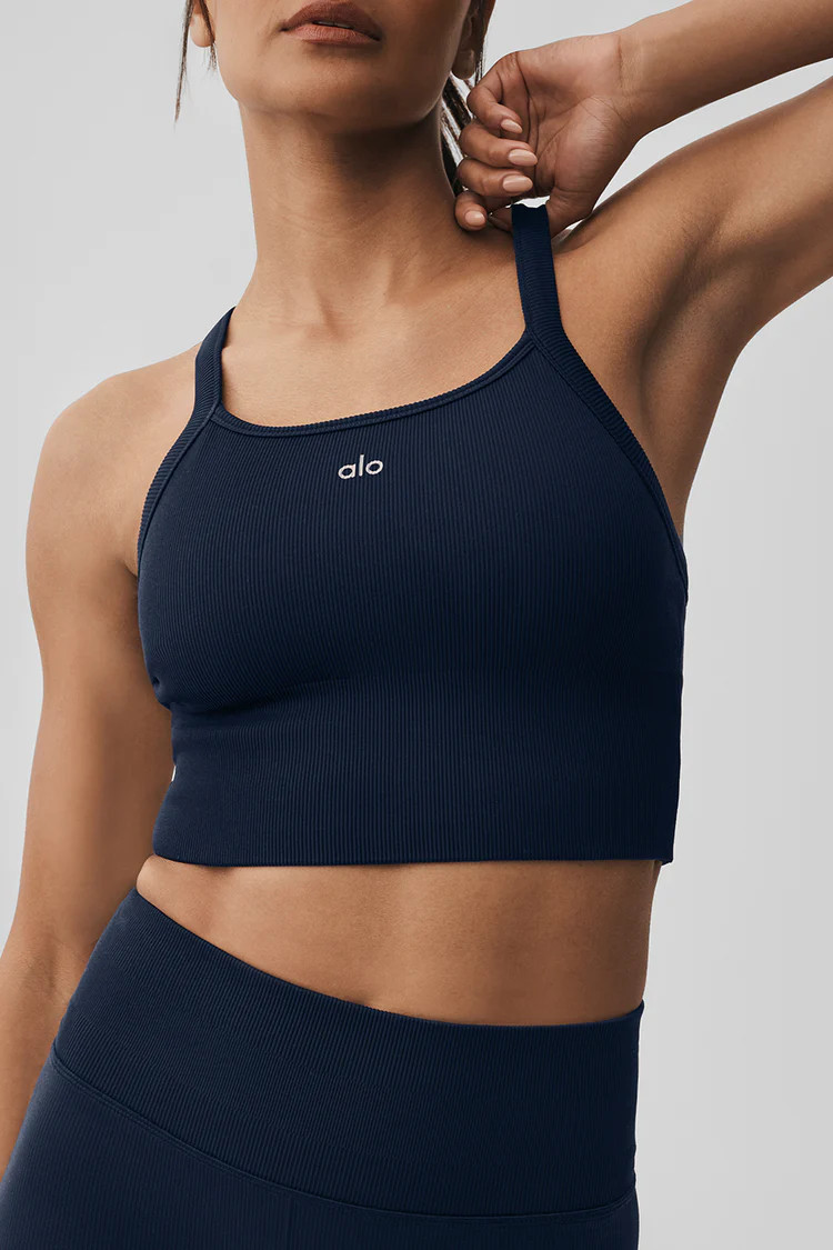 Seamless Ribbed Favorite Bra Tank | Alo Yoga (US)