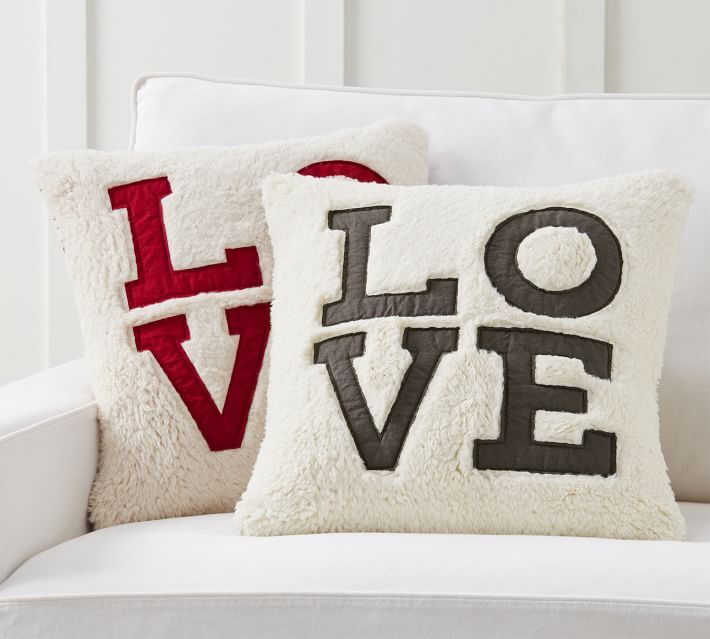 Love Sherpa Pillow Covers | Pottery Barn (US)
