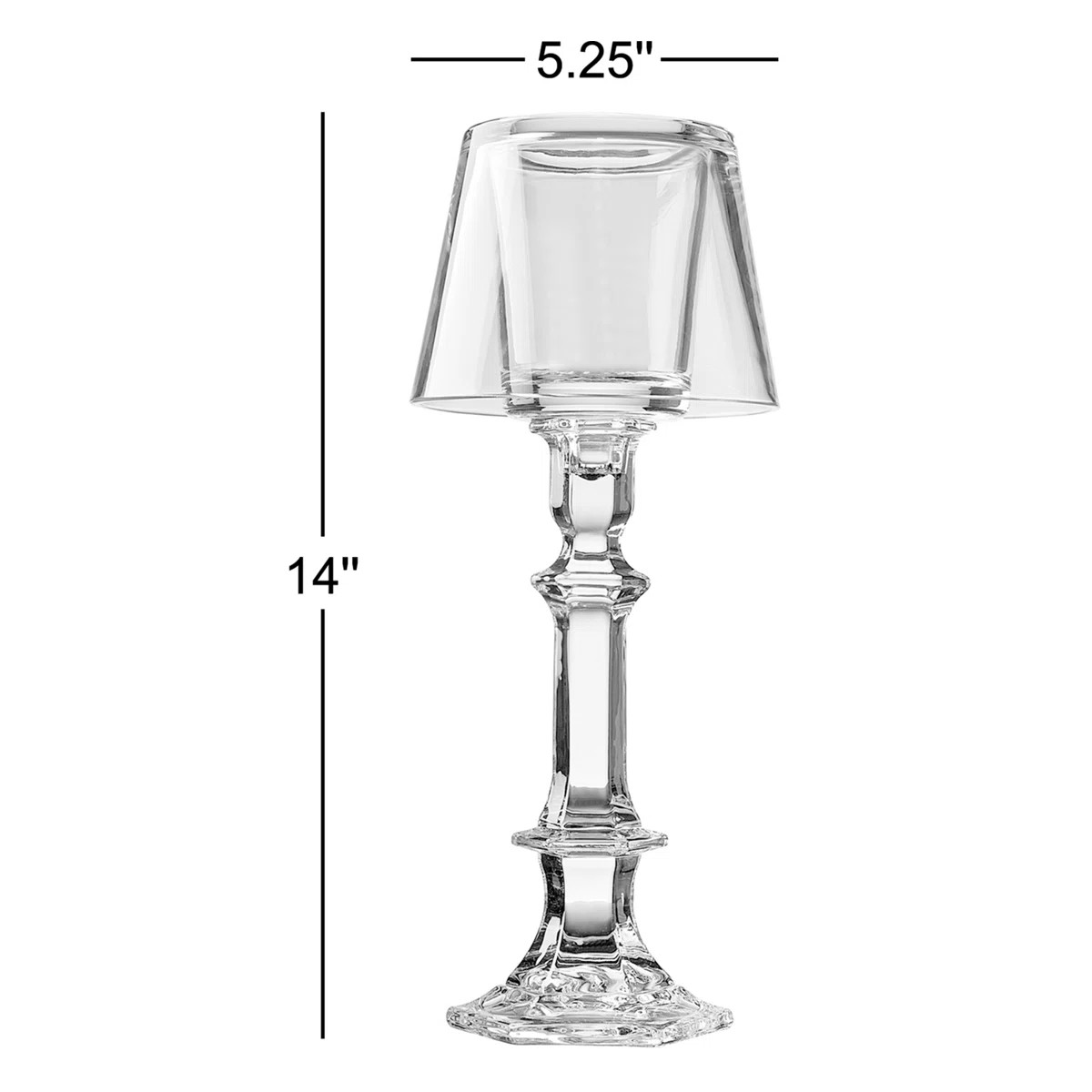 Christmas 14'' Glass Tabletop Votive Holder | Wayfair North America