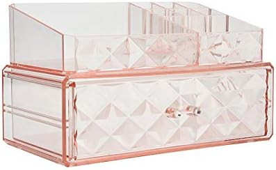 Makeup Organizer Acrylic Cosmetic Storage Drawers and Jewelry Display Box (1 drawer) | Amazon (US)