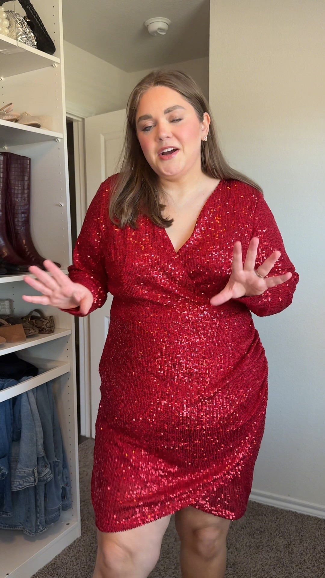 Torrid holiday party haul wearing size 2 or 18 in everything and 40DD in lace bra! Everything is 50% off! 

#LTKHoliday #LTKPlusSize