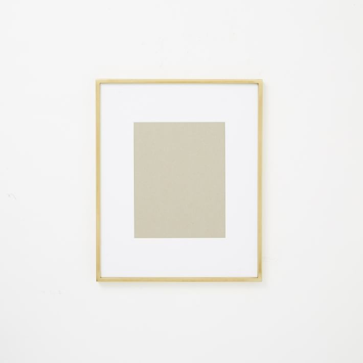 Metal Gallery Frames - Standard Mat | West Elm (US)