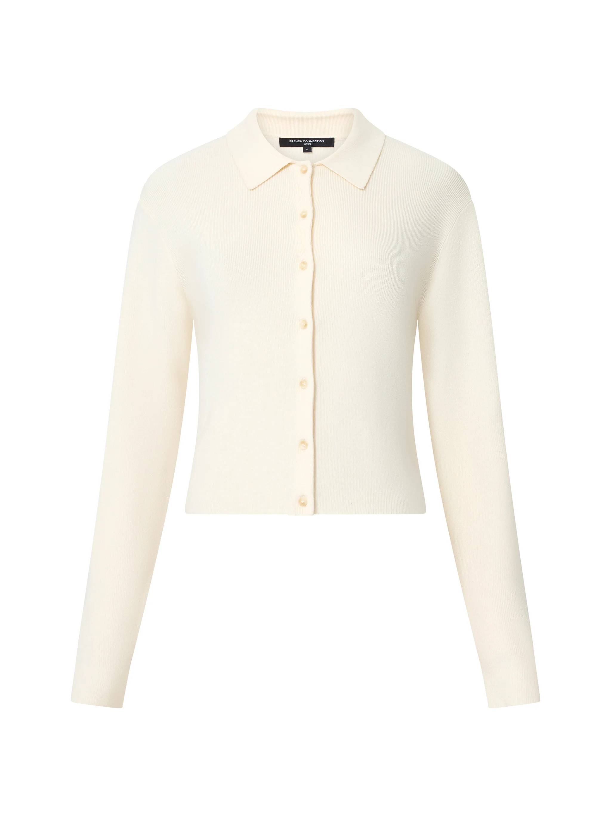 Cosysoft Knit Button Down Long Sleeve Top | French Connection (UK)