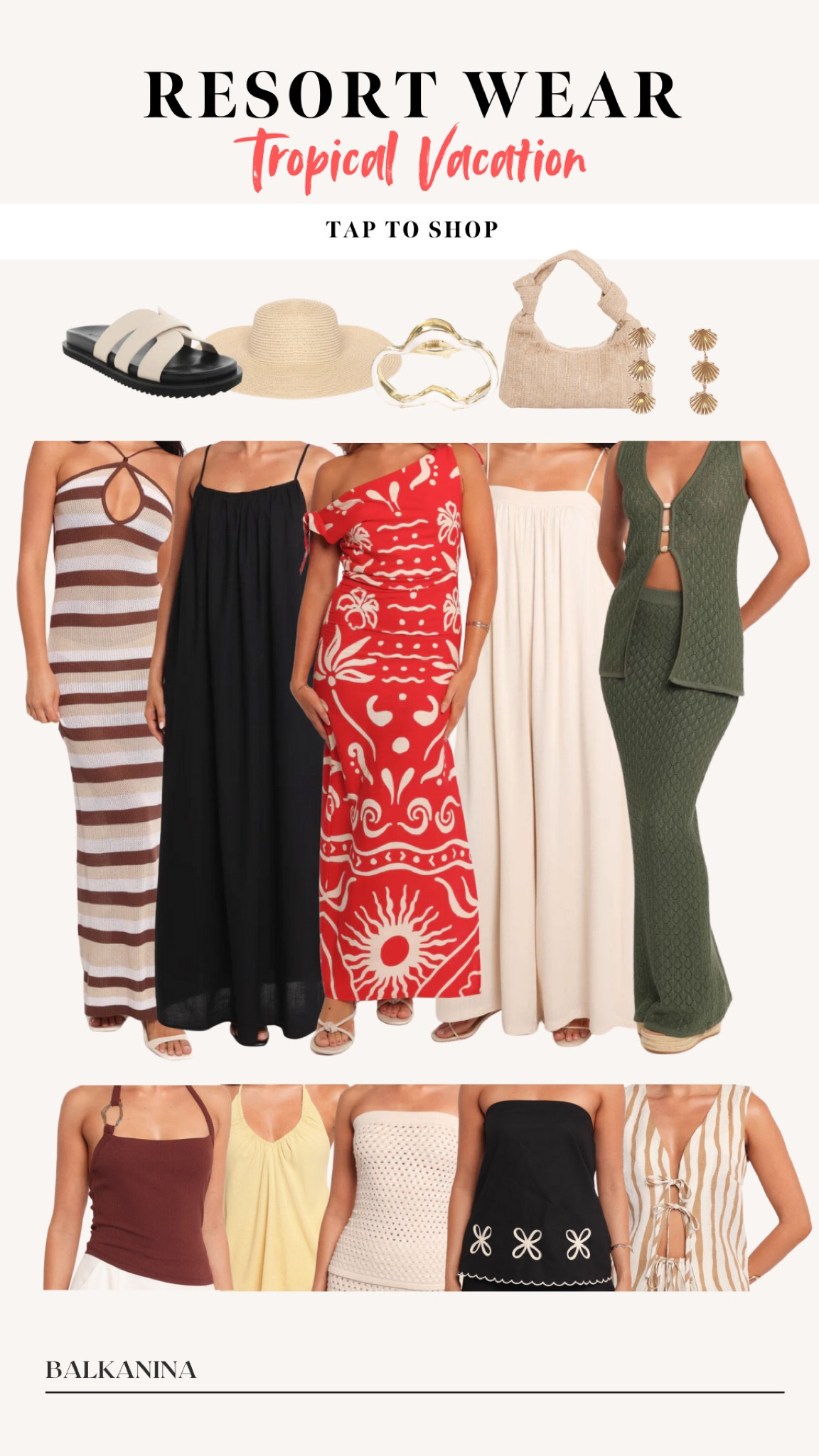 What I'm eyeing for my upcoming trip to Mexico! Stylish resort wear for any tropical vacation. So cute and chic. 

Vacation outfits, spring break outfits, resort outfit, what to wear on vacation, midsize, size 10, petal and pup 

#LTKMidsize #LTKTravel #LTKStyleTip