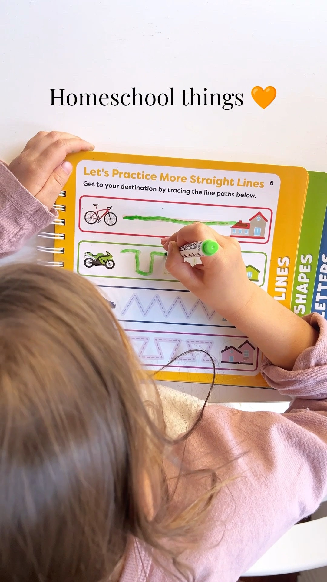 Thus little book has been so helpful as a pre writing guide! #homeschool #kinder #kidsactivities 

#LTKKids #LTKmomlife