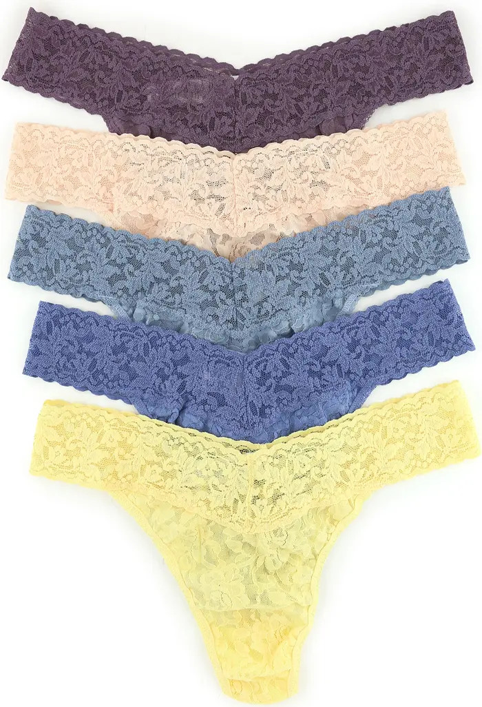 5-Pack Original Rise Thongs | Nordstrom