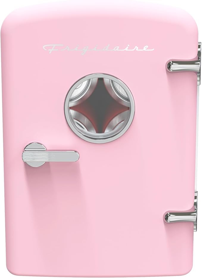 Frigidaire Retro 9-Can Mini Personal Fridge Portable Cooler for Car, Office, Bedroom, Dorm Room, ... | Amazon (US)