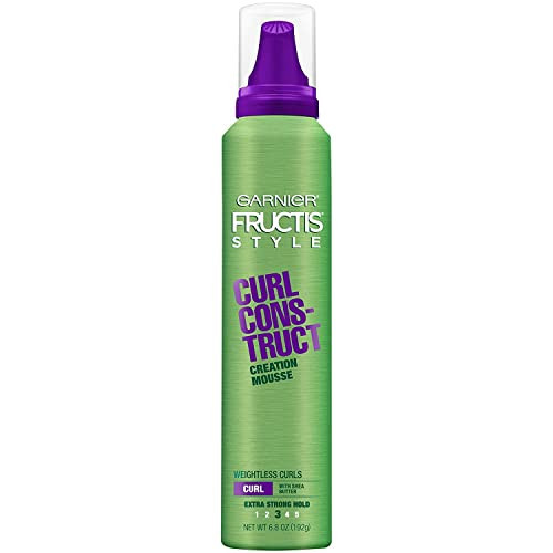 Garnier Fructis Style Curl Construct Creation Mousse Extra Strong Hold, 6.80 Ounces | Amazon (US)