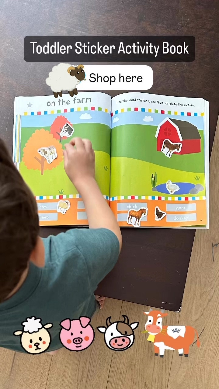 Toddler Sticker Activity Book

#LTKKids #LTKFindsUnder50 #LTKFamily