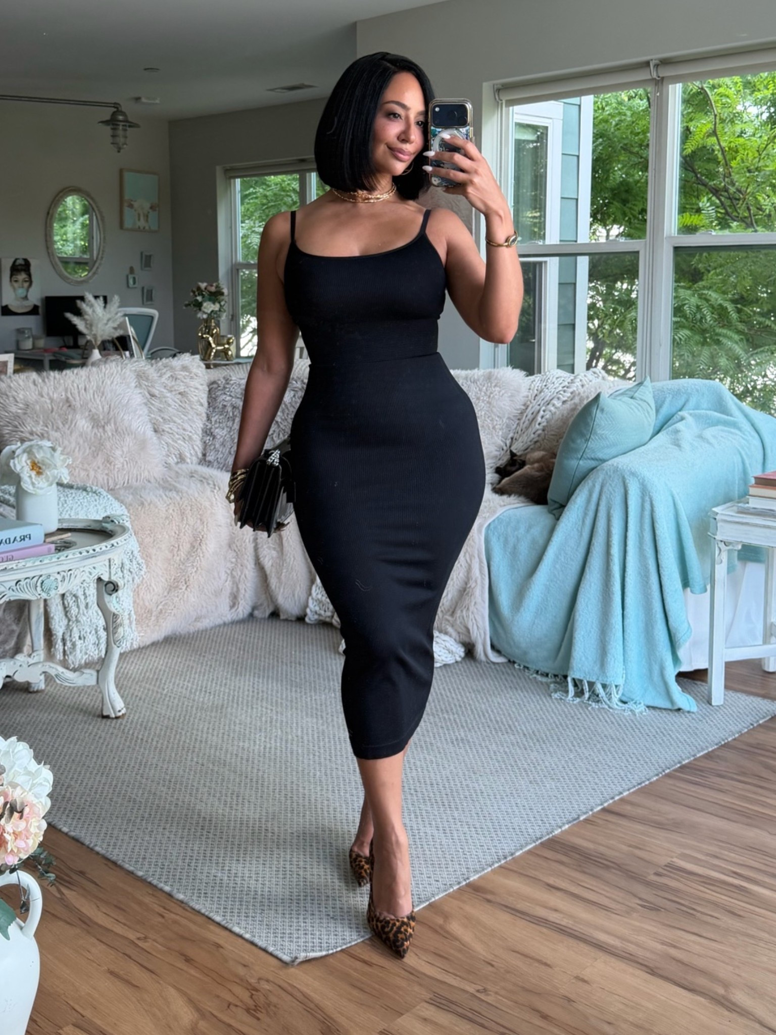 Can’t miss with a little black midi dress for a summer date night outfit 😍🖤

#LTKOver40 #LTKPetite #LTKootd