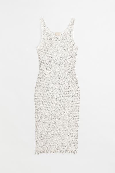 Beaded mesh dress | H&M (UK, MY, IN, SG, PH, TW, HK)
