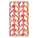 Caspari Flamingo Flock Paper Guest Towel Napkins in Fuchsia - 15 Per Package | Amazon (US)