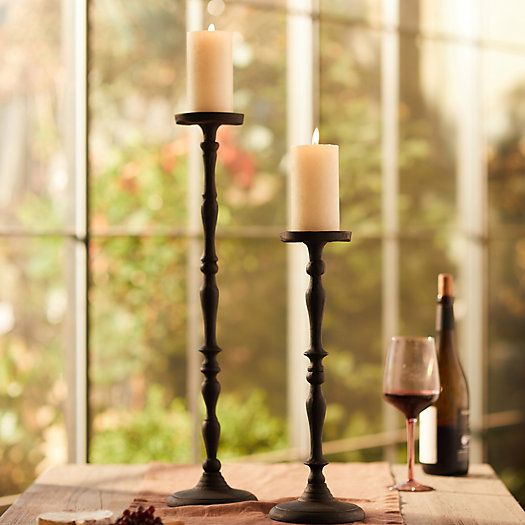 Footed Pillar Candle Holder | Terrain