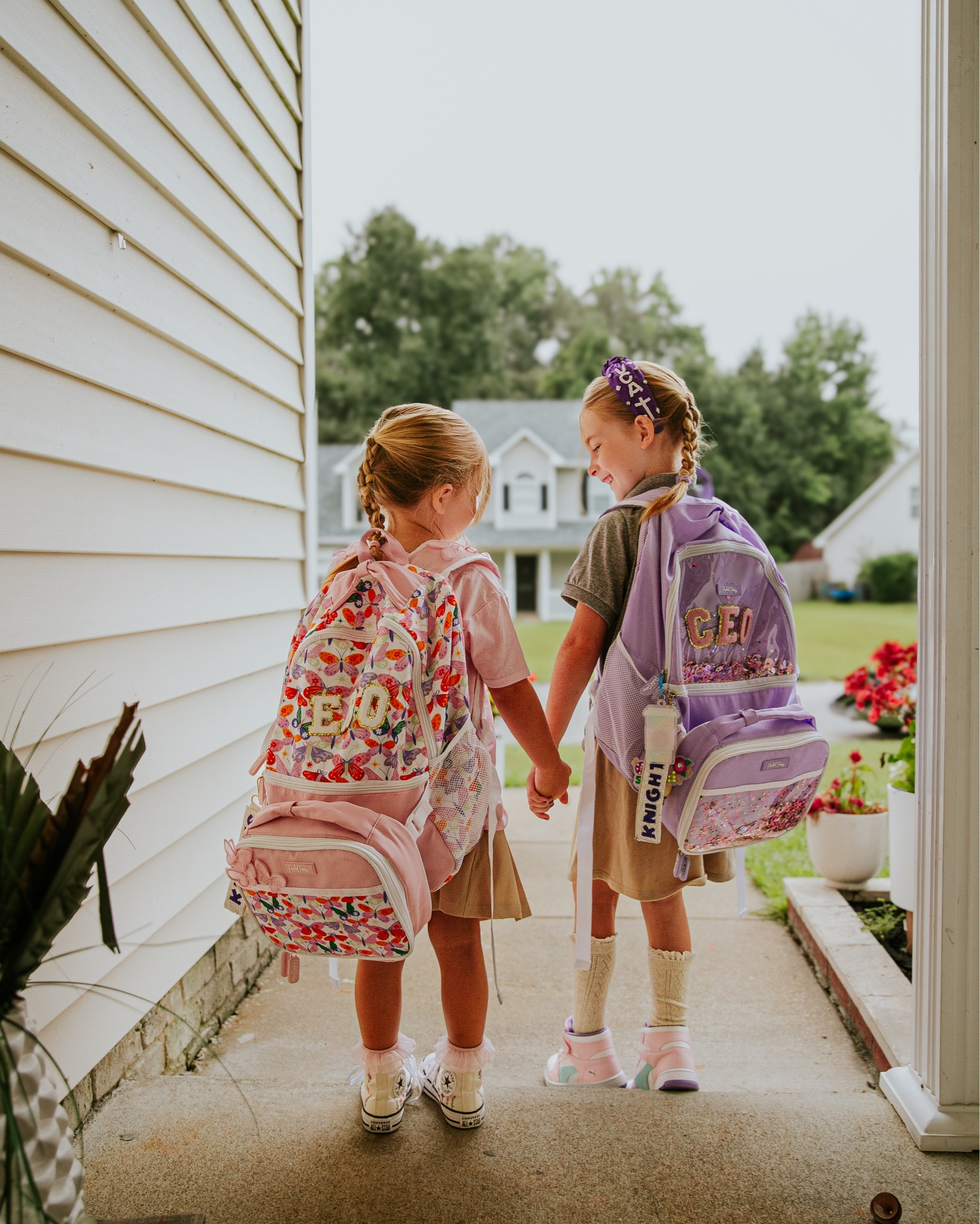 A girly back to school look for elementary school. The comfy tennis shoes for girls and backpack that packs it all! #backtoschool #schoolstyle #Girlsstyle #girlsfashion 

#LTKFamily #LTKKids #LTKStyleTip