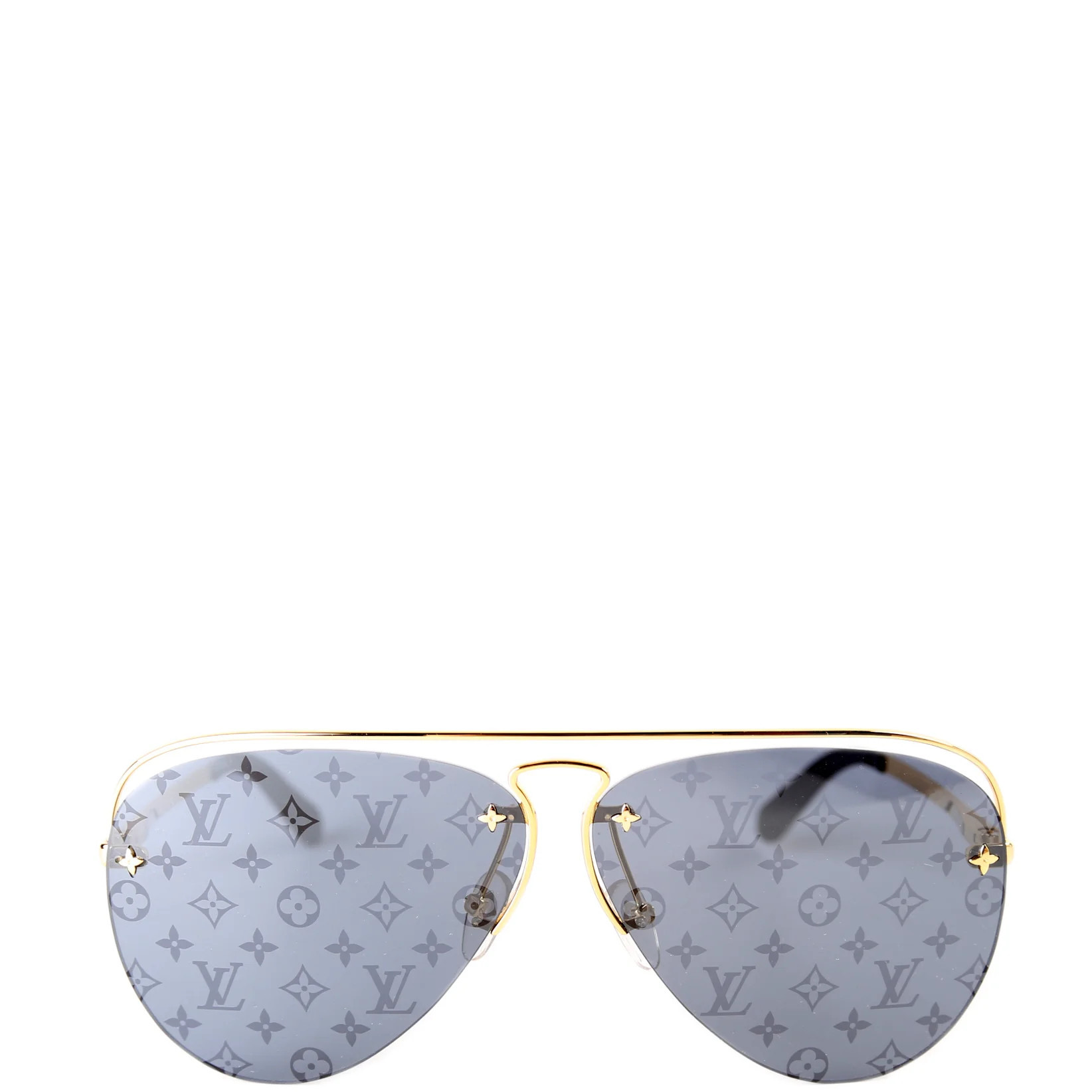 Z1272E Grease Monogram Lens Sunglasses Black/Gold | Keeks Designer Handbags