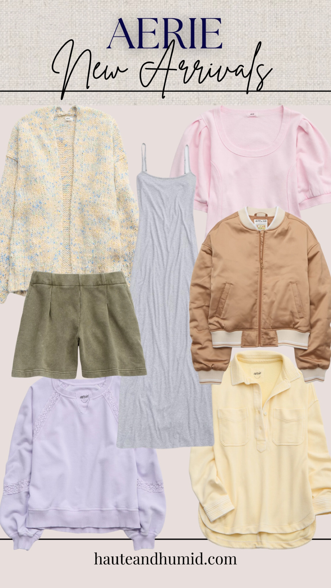 Aerie spring
Spring sweatshirt 
Bomber jacket 
Spring cardigan 


#LTKFindsUnder100 #LTKOver40 #LTKStyleTip