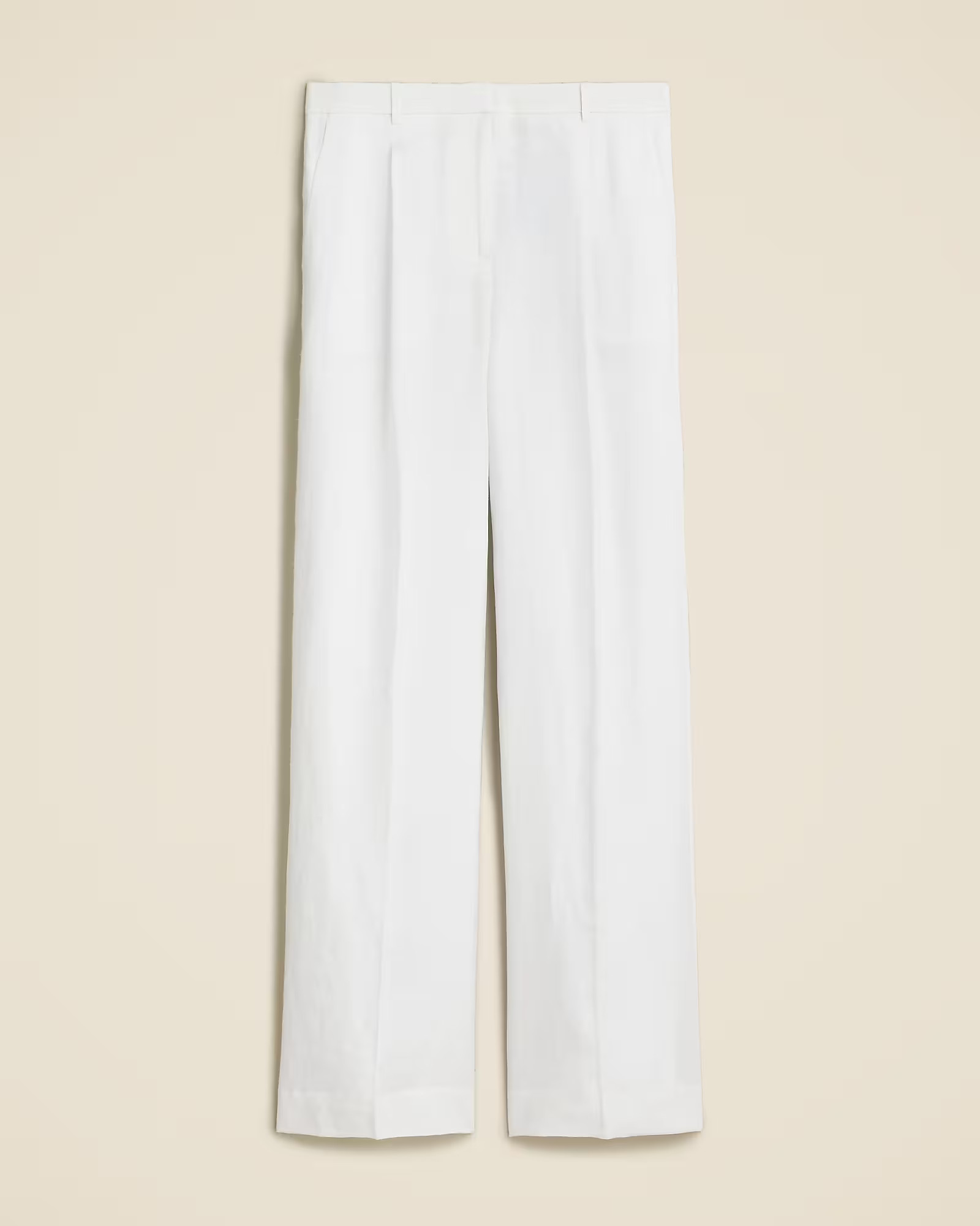 Wide-leg essential pant in linen | J. Crew US
