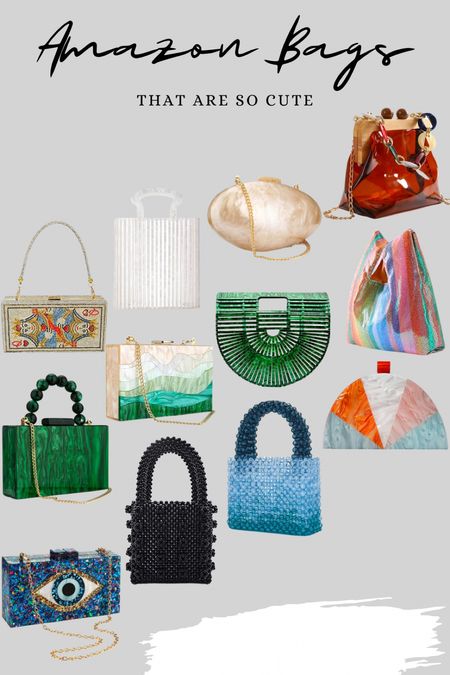 I found so many cute bags on Amazon and now want them all 🙃

Amazon finds, Amazon fashion, bead bag, clutch bag, green handbag, summer bag, spring bag, colorful handbags, handbags, spring style, summer style, vacation style, vacation handbag. 