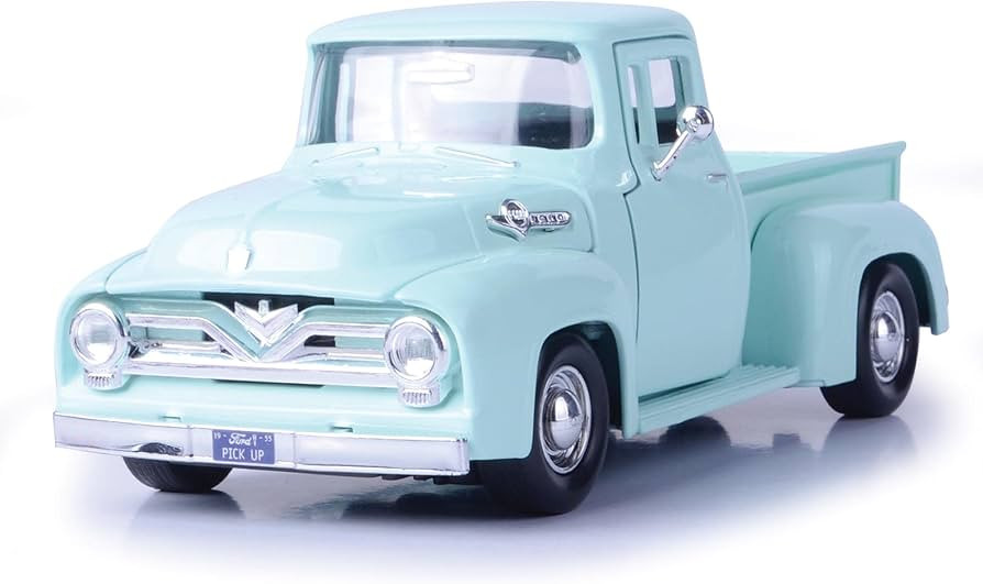 1955 Ford F-100 Pickup Truck Light Green 1/24 Diecast Model Car by Motormax 79341 | Amazon (CA)