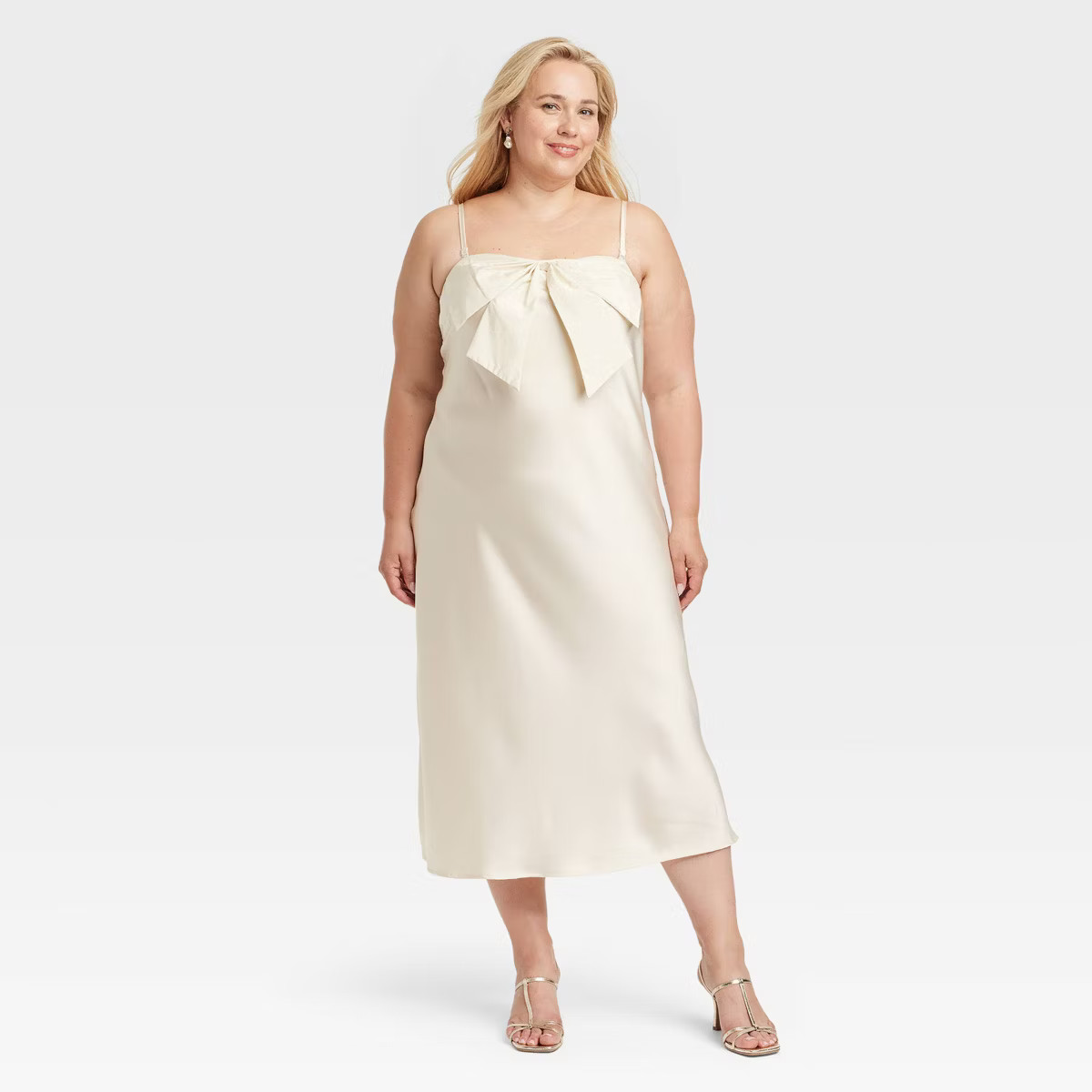 Women's Bow Midi Shift Dress - A New Day™ | Target