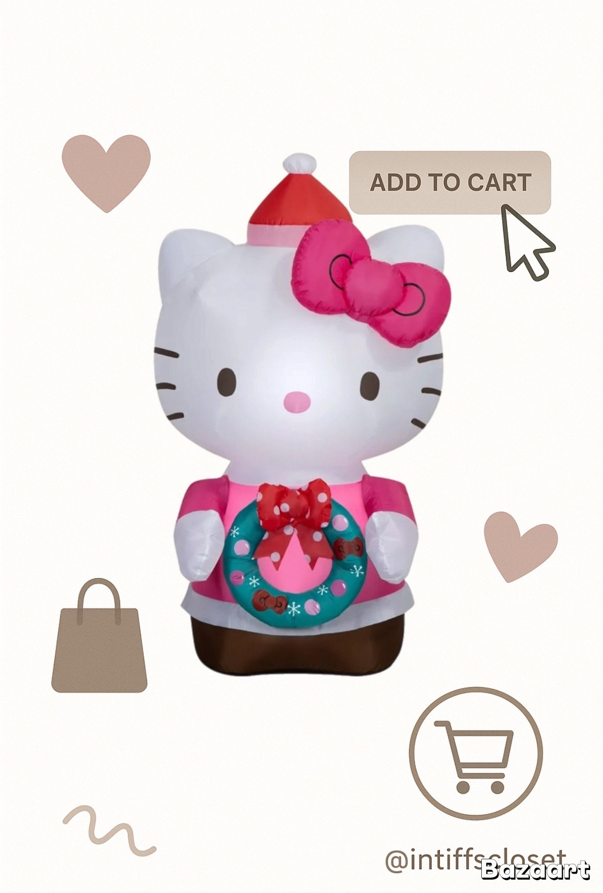 Hello kitty Christmas blow up at walmart for under $35. Low stock so don’t take too long to snag! 

#LTKSeasonal #LTKGiftGuide #LTKHoliday