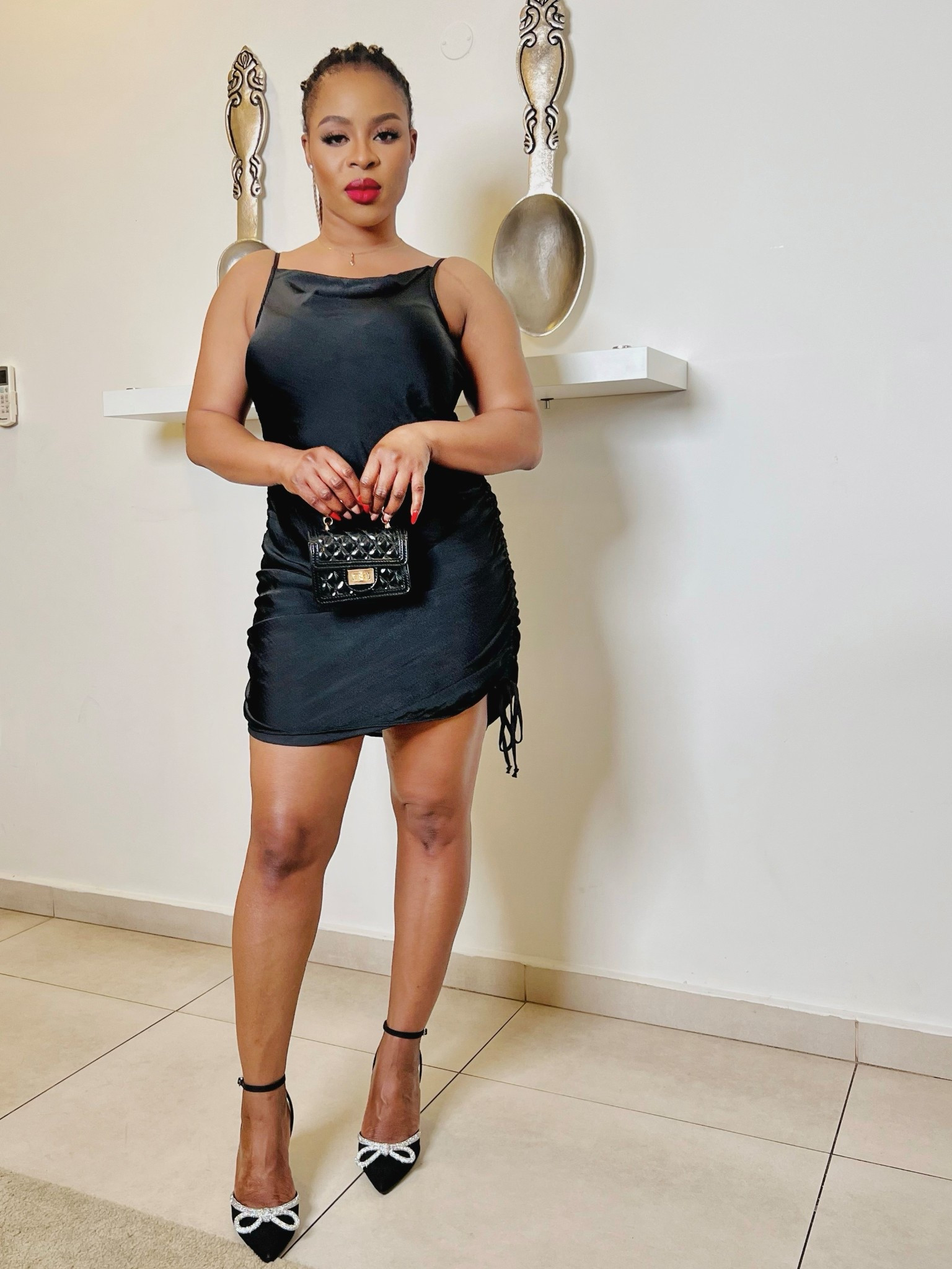 Simplicity never goes out of style. A slip dress, a red lip, and a little bag that does all the talking.

#LTKEveningStyle #LTKDateNight #LTKBlackDress #ChicHaven #SoftGlamStyle