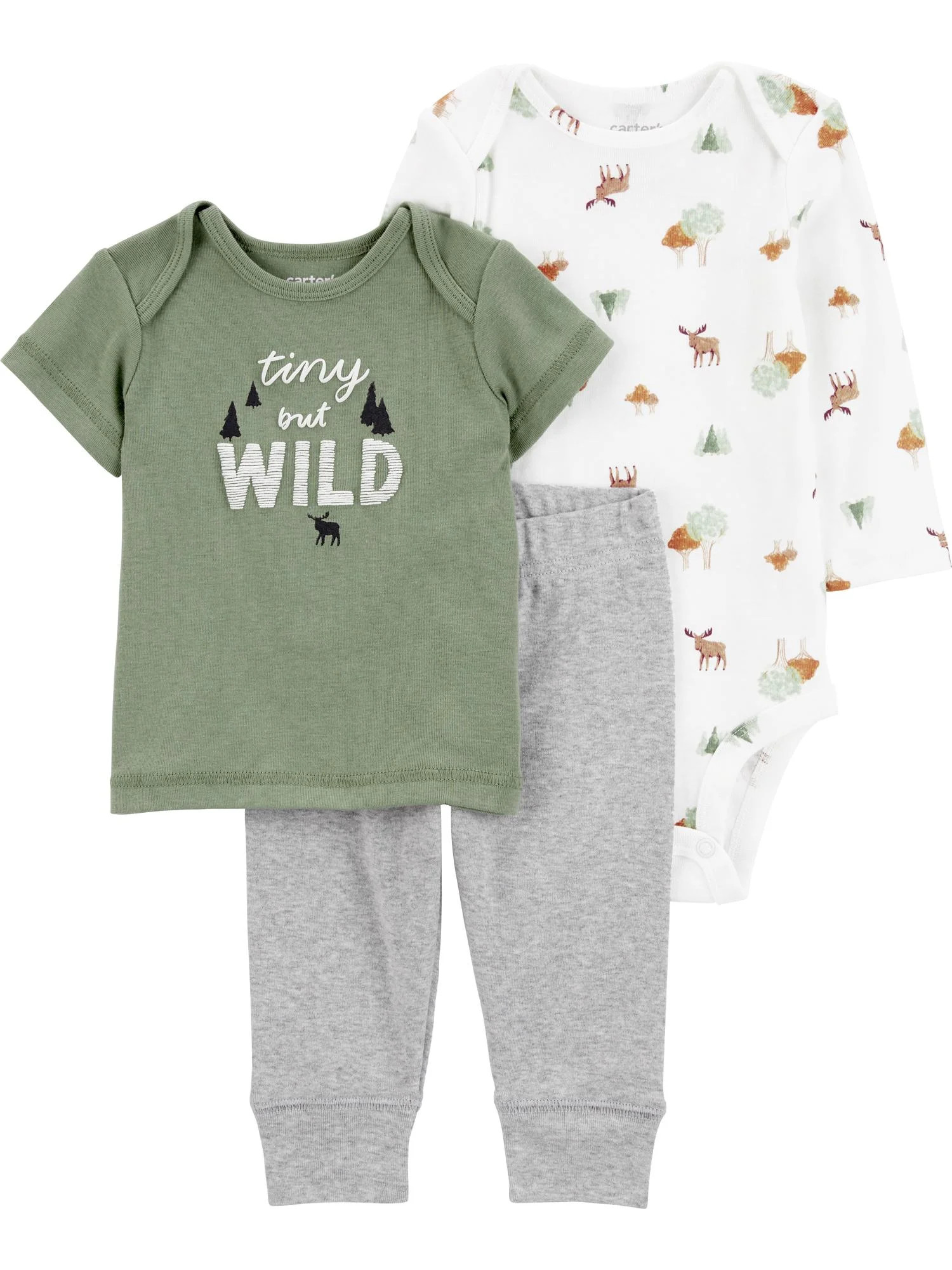 Carter's Child of Mine Baby Boy Outfit Set, 3-Piece, Sizes 0/3-24 Months | Walmart (US)