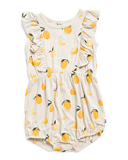 Toddler Girls Lemon Bubble Romper | Toddler Girl Dresses | Marshalls | Marshalls