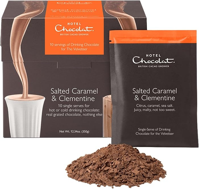 Hotel Chocolat - Salted Caramel Clementine Hot Chocolate - Fruity - Smooth Real Drinking Milk Cho... | Amazon (US)