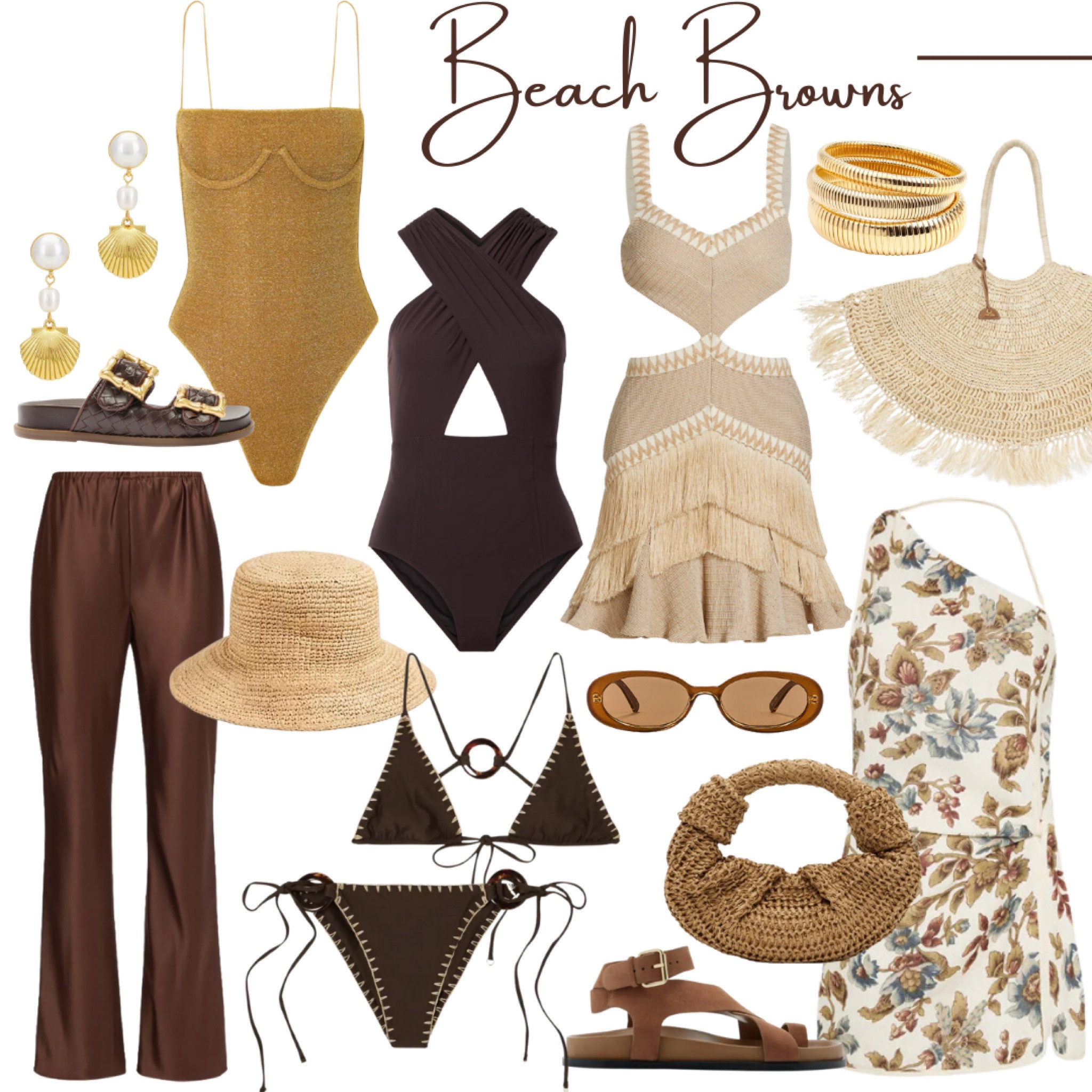 Beach babe in Browns:) loving the resort neutrals 

#LTKswim #LTKSeasonal #LTKSpringSale
